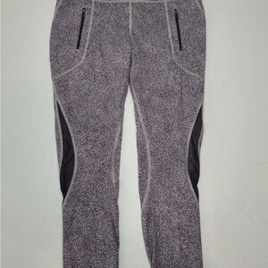 Lululemon Invigorate 7/8 leggings Chakra Print Alpine Black, White Luxtreme